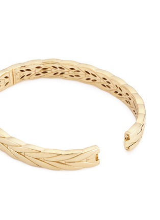 Detail View - Click To Enlarge - JOHN HARDY - 18k yellow gold weave effect bangle
