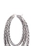 Detail View - Click To Enlarge - JOHN HARDY - Silver chain effect concentric hoop earrings