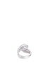 Figure View - Click To Enlarge - JOHN HARDY - Freshwater pearl rhodium silver bamboo ring