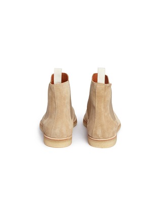 Back View - Click To Enlarge - COMMON PROJECTS - Suede Chelsea boots