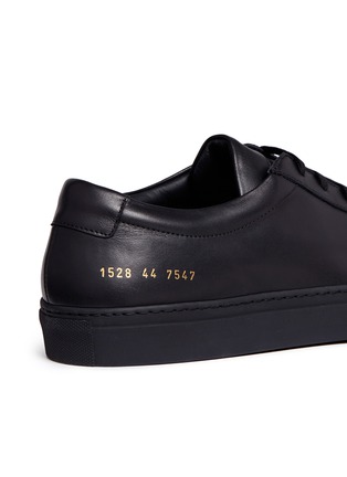 Detail View - Click To Enlarge - COMMON PROJECTS - 'Original Achilles' nappa leather sneakers