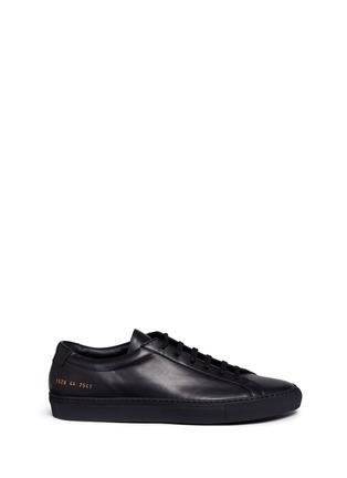 Main View - Click To Enlarge - COMMON PROJECTS - 'Original Achilles' nappa leather sneakers