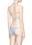 Back View - Click To Enlarge - SAME SWIM - 'The Vixen' denim effect wraparound bikini top