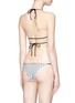 Back View - Click To Enlarge - SAME SWIM - 'The Vixen' stripe wraparound bikini top