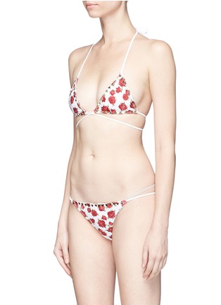 Figure View - Click To Enlarge - SAME SWIM - 'The Vixen' floral print wraparound bikini top