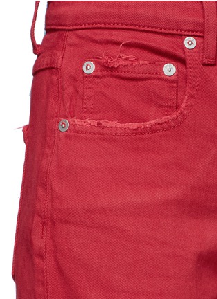 Detail View - Click To Enlarge - ADAPTATION - Cropped flared jeans