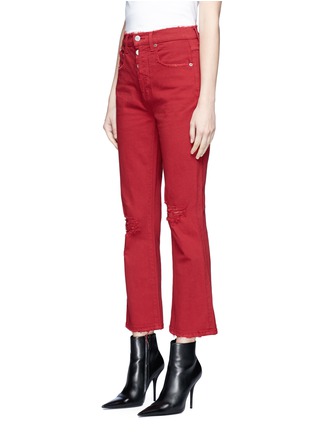 Front View - Click To Enlarge - ADAPTATION - Cropped flared jeans