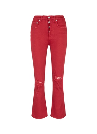 Main View - Click To Enlarge - ADAPTATION - Cropped flared jeans