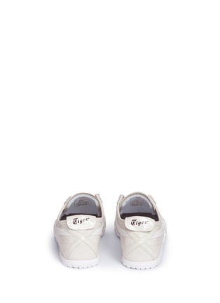 Back View - Click To Enlarge - ONITSUKA TIGER - 'Mexico 66' patent leather sneakers