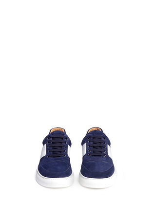 Front View - Click To Enlarge - HARRYS OF LONDON - 'Mr Jones Bolt' suede sneakers