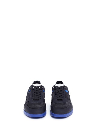 Front View - Click To Enlarge - HARRYS OF LONDON - 'Harrys' colourblock suede sneakers