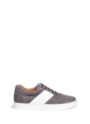 Main View - Click To Enlarge - HARRYS OF LONDON - 'Mr Jones Bolt' suede sneakers