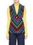 Main View - Click To Enlarge - GUCCI - Stripe Lurex knit vest