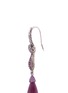 Detail View - Click To Enlarge - JOHN HARDY - Diamond ruby silver cobra drop earrings