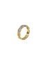 JOHN HARDY - Diamond 18k gold bamboo ring