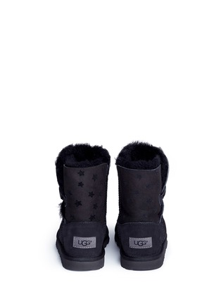 Back View - Click To Enlarge - UGG - 'Bailey Button II Stars' kids boots