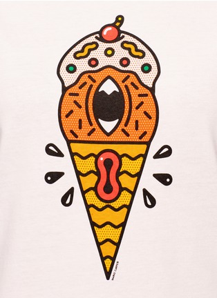 Detail View - Click To Enlarge - MARIO CARPE X LANE CRAWFORD - Ice cream print T-shirt