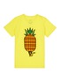 Main View - Click To Enlarge - MARIO CARPE X LANE CRAWFORD - Pineapple pen print kids T-shirt