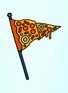 Detail View - Click To Enlarge - MARIO CARPE X LANE CRAWFORD - Pizza flag print T-shirt