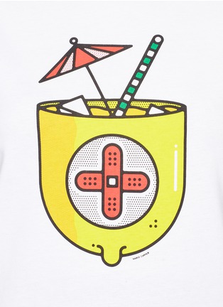 Detail View - Click To Enlarge - MARIO CARPE X LANE CRAWFORD - Lemonade print T-shirt