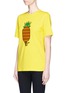 Front View - Click To Enlarge - MARIO CARPE X LANE CRAWFORD - Pineapple pen print T-shirt