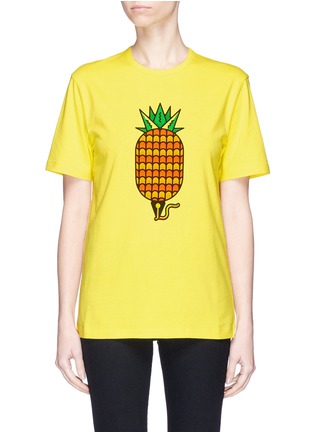 Main View - Click To Enlarge - MARIO CARPE X LANE CRAWFORD - Pineapple pen print T-shirt