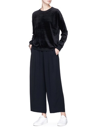 Figure View - Click To Enlarge - VINCE - Crepe culottes
