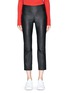 Main View - Click To Enlarge - VINCE - Lambskin leather cropped pants
