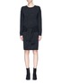 Main View - Click To Enlarge - VINCE - Waist strap wool-cashmere dress