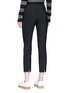 Figure View - Click To Enlarge - VINCE - Stitch front ponte jersey cropped leggings
