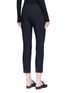 Figure View - Click To Enlarge - VINCE - Stitch front ponte jersey cropped leggings