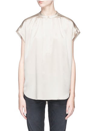 Main View - Click To Enlarge - VINCE - Silk satin top