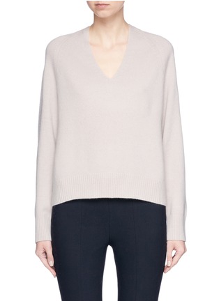 Main View - Click To Enlarge - VINCE - V-neck raglan sleeve cashmere sweater