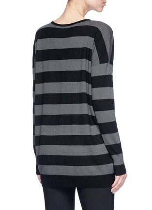 Figure View - Click To Enlarge - VINCE - Cashmere-wool blend stripe sweater