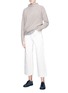Figure View - Click To Enlarge - VINCE - Funnel neck cashmere sweater