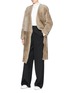 Figure View - Click To Enlarge - VINCE - Reversible lambskin shearling long coat