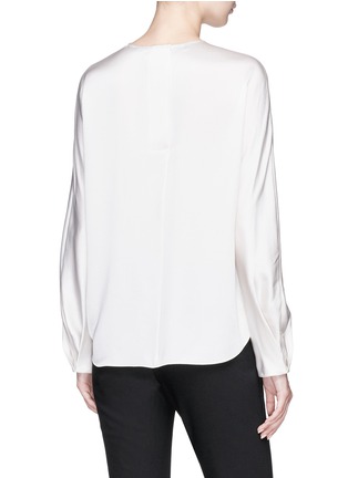 Figure View - Click To Enlarge - VINCE - Silk crepe shirt