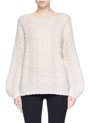 Main View - Click To Enlarge - VINCE - Cable knit sweater