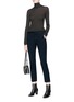 Figure View - Click To Enlarge - VINCE - Stripe cashmere turtleneck sweater