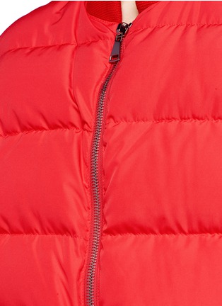 Detail View - Click To Enlarge - MAGDA BUTRYM - 'Starling' scarf oversized quilted puffer jacket