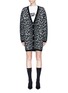 Main View - Click To Enlarge - MAGDA BUTRYM - 'Rochester' oversized leopard print wool-cashmere cardigan
