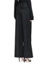 Back View - Click To Enlarge - T BY ALEXANDER WANG - Snap button drawstring wide leg pants