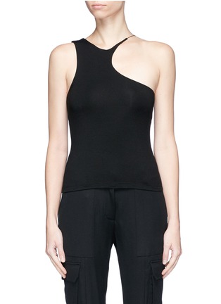 Main View - Click To Enlarge - T BY ALEXANDER WANG - Asymmetric tank top