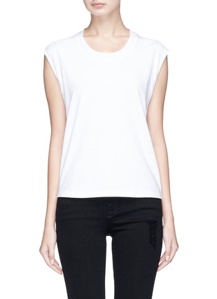 Main View - Click To Enlarge - T BY ALEXANDER WANG - High twist jersey muscle tee