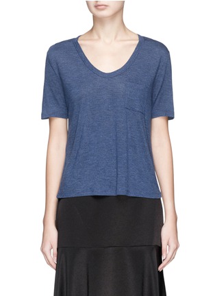 Main View - Click To Enlarge - T BY ALEXANDER WANG - Chest pocket T-shirt
