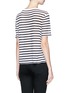 Back View - Click To Enlarge - T BY ALEXANDER WANG - Stripe T-shirt