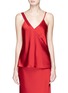 Main View - Click To Enlarge - T BY ALEXANDER WANG - Asymmetric strap satin top