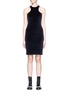 Main View - Click To Enlarge - T BY ALEXANDER WANG - Velour racerback sleeveless dress
