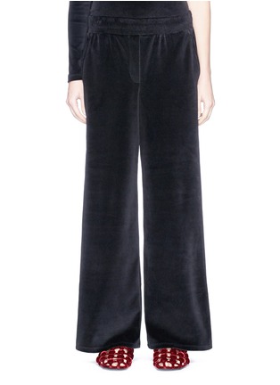 Main View - Click To Enlarge - T BY ALEXANDER WANG - Velour culottes