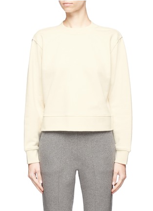 Main View - Click To Enlarge - T BY ALEXANDER WANG - Tie back French terry sweatshirt
